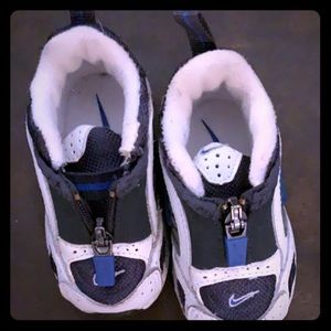 Nike baby shoes worn by a non walker
